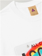 NIKE - NRG ACG Printed Jersey T-Shirt - White