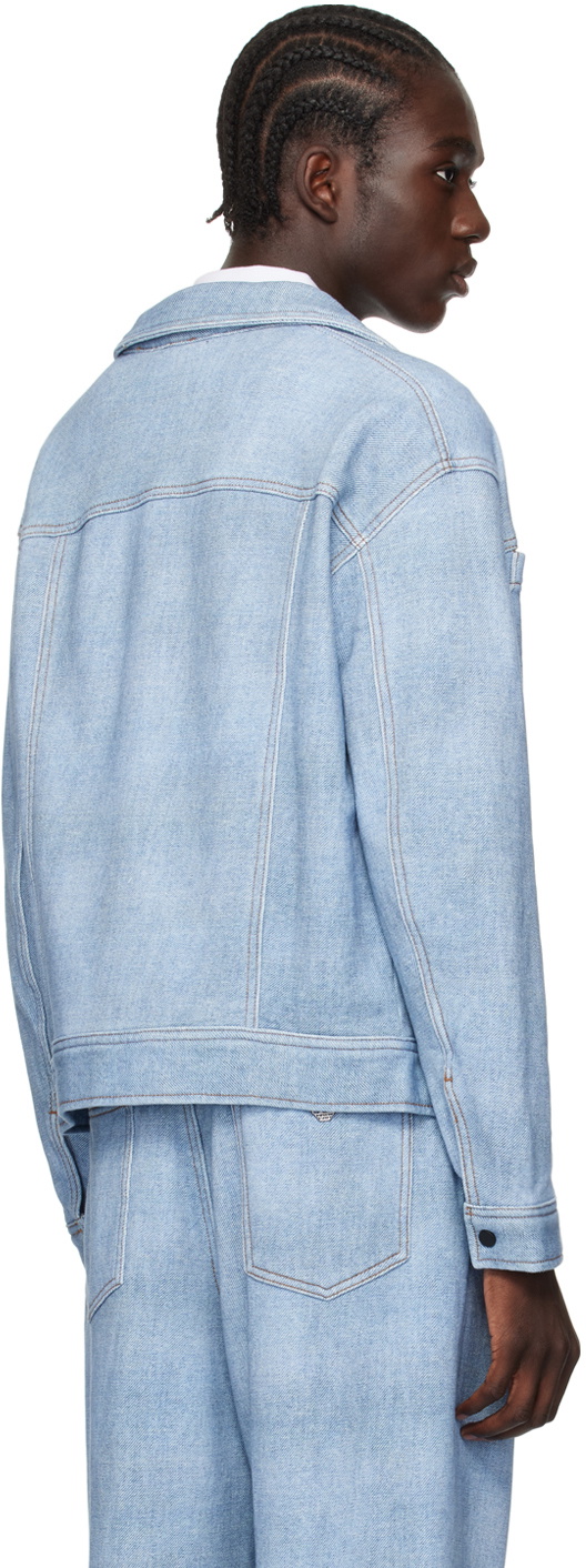 Emporio Armani Blue Trompe L'œil Jacket