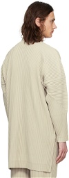 HOMME PLISSÉ ISSEY MIYAKE Beige Monthly Color March Shirt