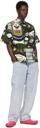 MSGM Blue Oversized Jeans