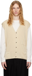 The Row Beige Tarik Vest