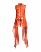 Alberta Ferretti Womens Shirt Rust