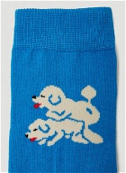 Snoop Dogs Socks in Blue