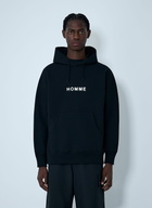 Comme des Garçons Homme Embroidered Logo Hooded Sweatshirt