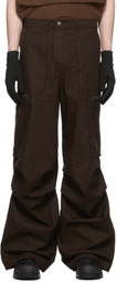 BRYAN JIMENÈZ SSENSE Exclusive Brown Trousers