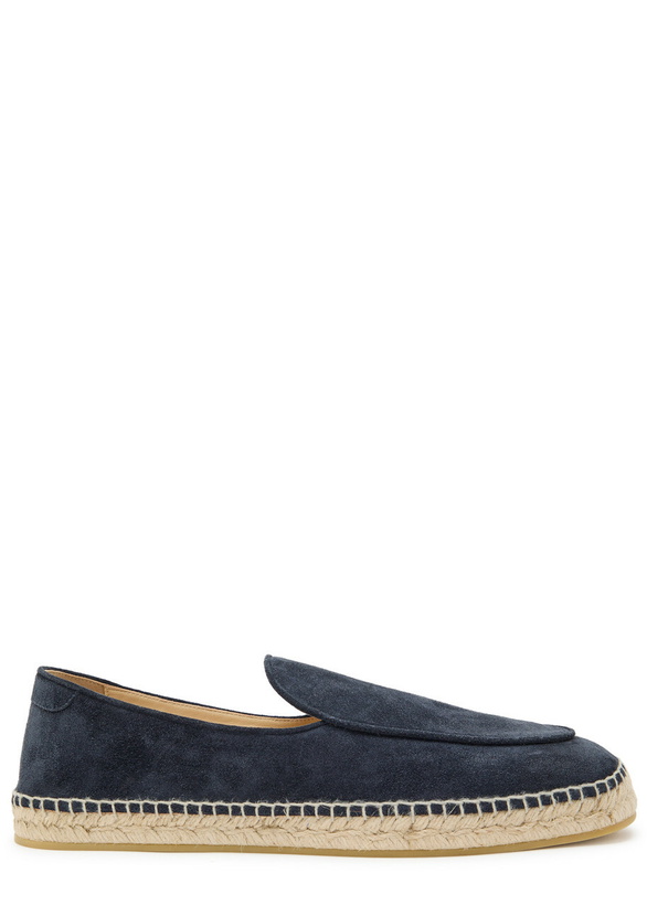 Photo: Jimmy Choo Shenton Suede Espadrille Loafers Navy