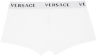 Versace Underwear Three-Pack White Trunk Boxers