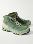 ON - Cloudrock 2 Waterproof Rubber-Trimmed Mesh Hiking Boots - Green