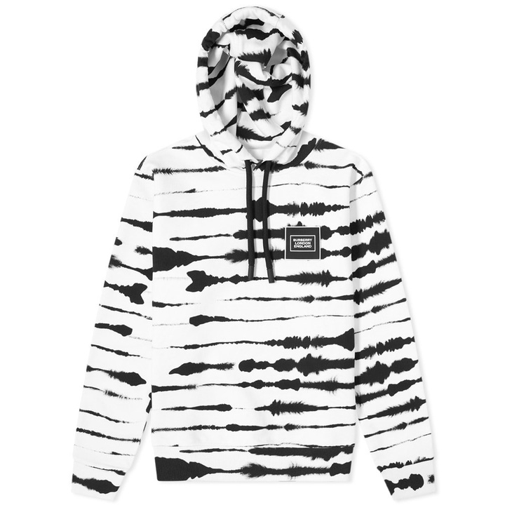 Photo: Burberry Zebra Print Logo Hoody