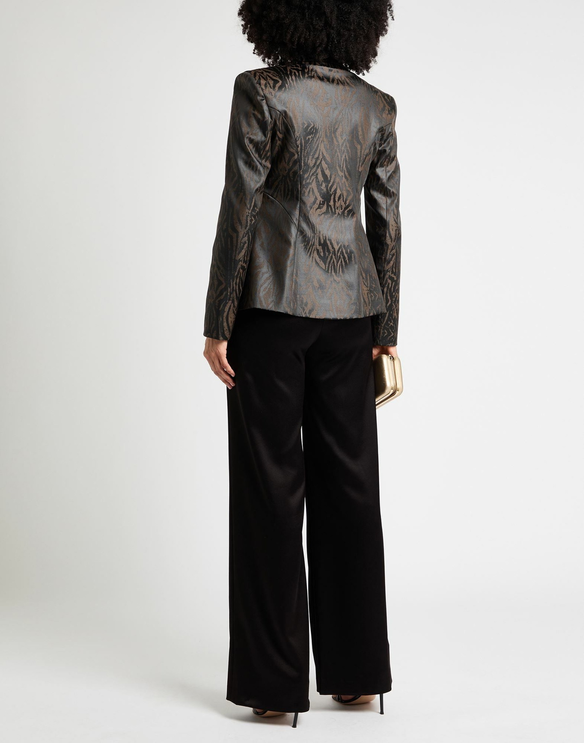 Just Cavalli Womens Blazer Chocolate in Brown