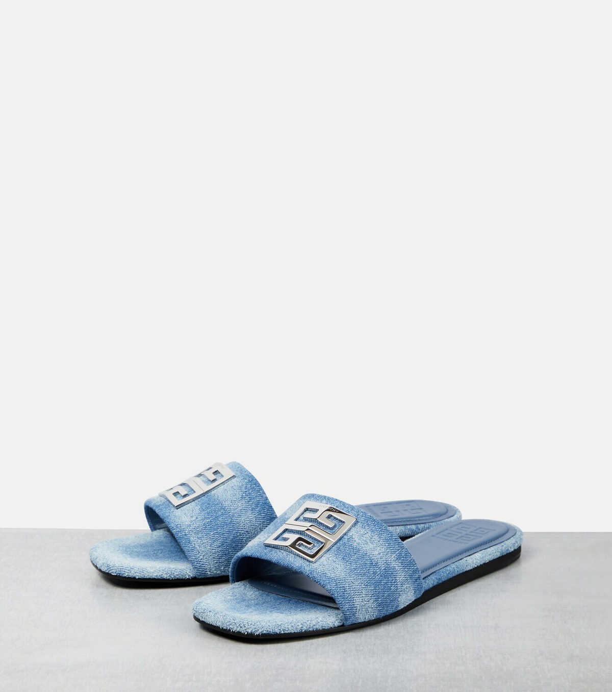 Givenchy - 4G denim slides Givenchy