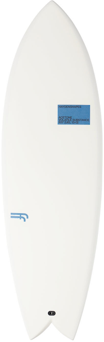 Haydenshapes SSENSE Exclusive White Hypto Krypto FutureFlex Surfboard