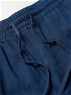 Polo Ralph Lauren - Prepster Logo-Embroidered Linen Drawstring Shorts - Blue