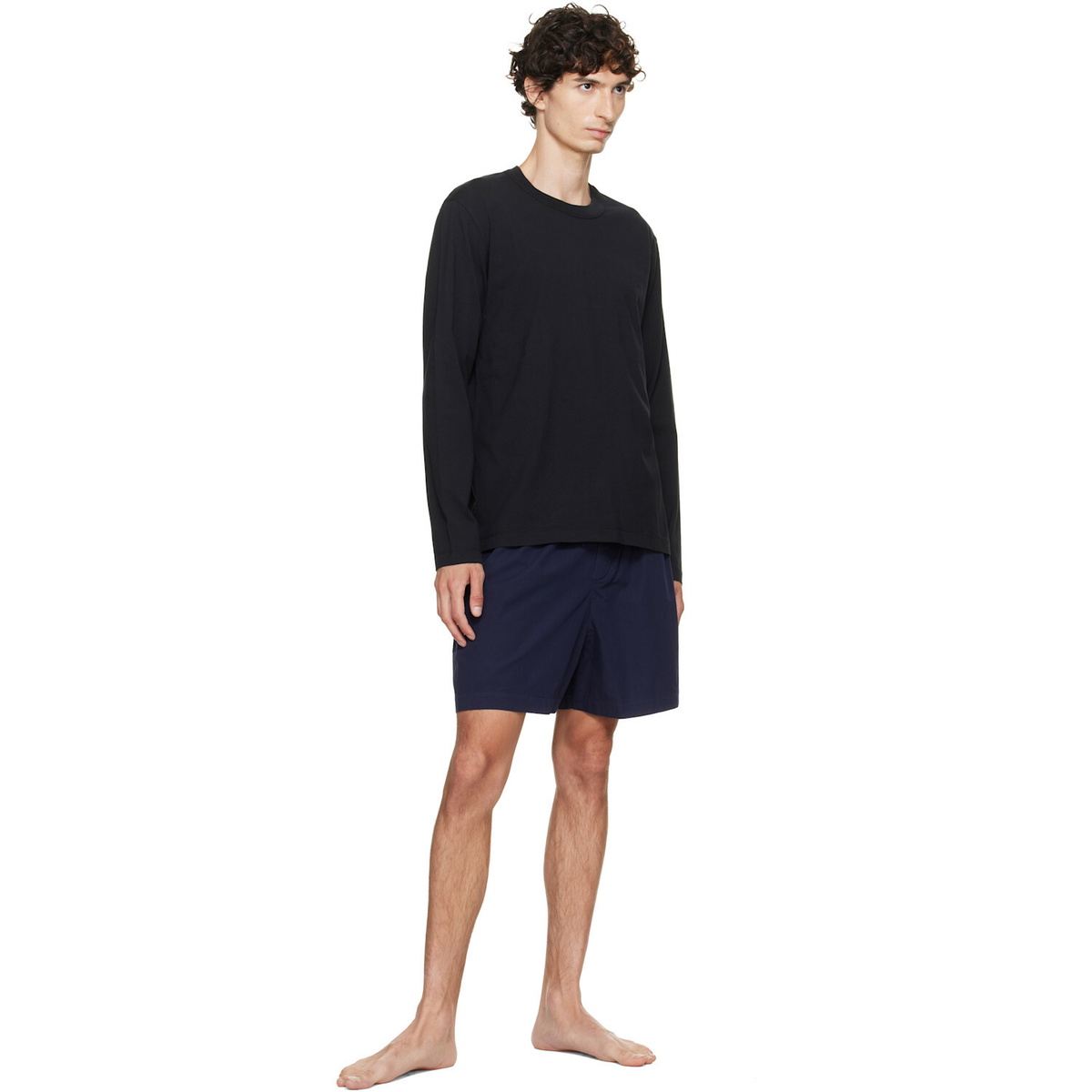 Tekla Black Long-Sleeved T-shirt