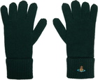 Vivienne Westwood Green Sporty Gloves