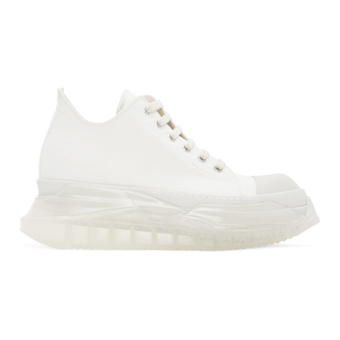Photo: Rick Owens Drkshdw White Abstract Sneakers