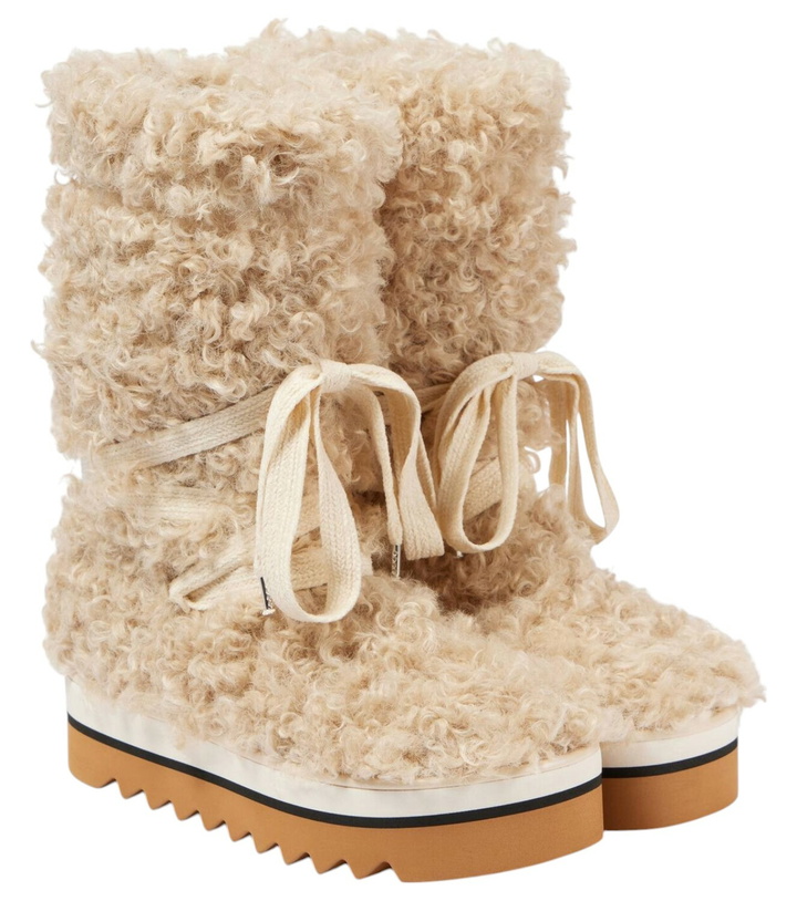 Photo: Stella McCartney Elyse faux fur snow boots