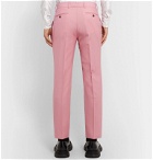 Alexander McQueen - Pink Slim-Fit Wool and Mohair-Blend Suit Trousers - Pink