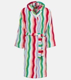 Missoni Wave cotton terry bathrobe