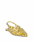 The Attico Womens Ballet flats in Gold