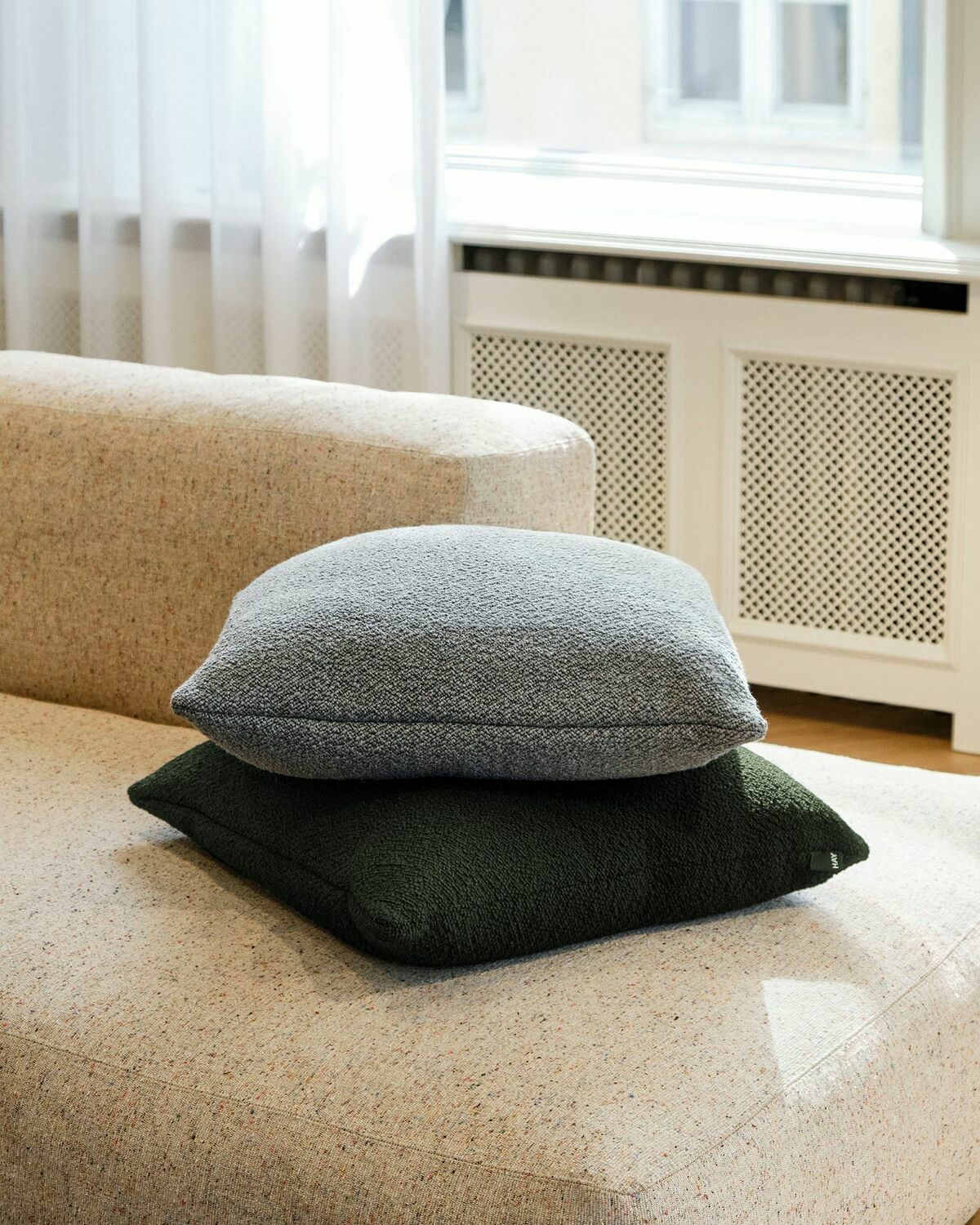 HAY Texture Cushion 50 x 50 Green Mens Home deco