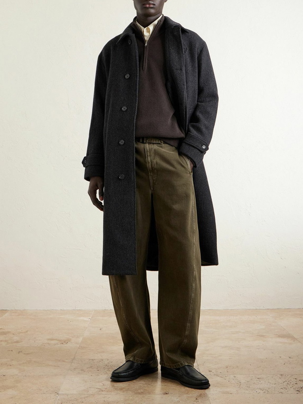 Photo: NN07 - Gibson 8449 Wool-Blend Coat - Black