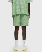 Arte Antwerp Circle Croche Shorts Green - Mens - Casual Shorts