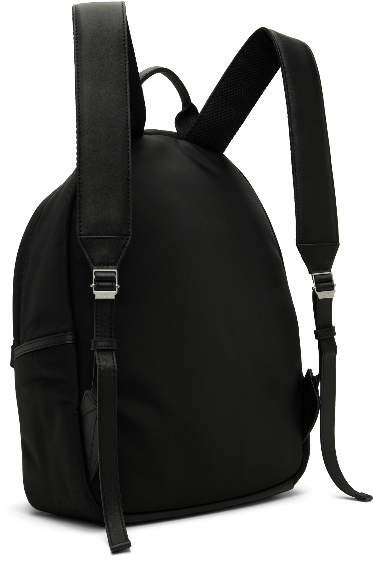 AMI Paris Black Marcel Backpack