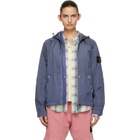Stone Island Navy 4100119 Nylon Metal ECONYL Watro-TC Jacket
