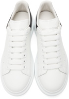 Alexander McQueen White & Black Iridescent Oversized Sneakers