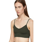 Live the Process Green Corset Bra