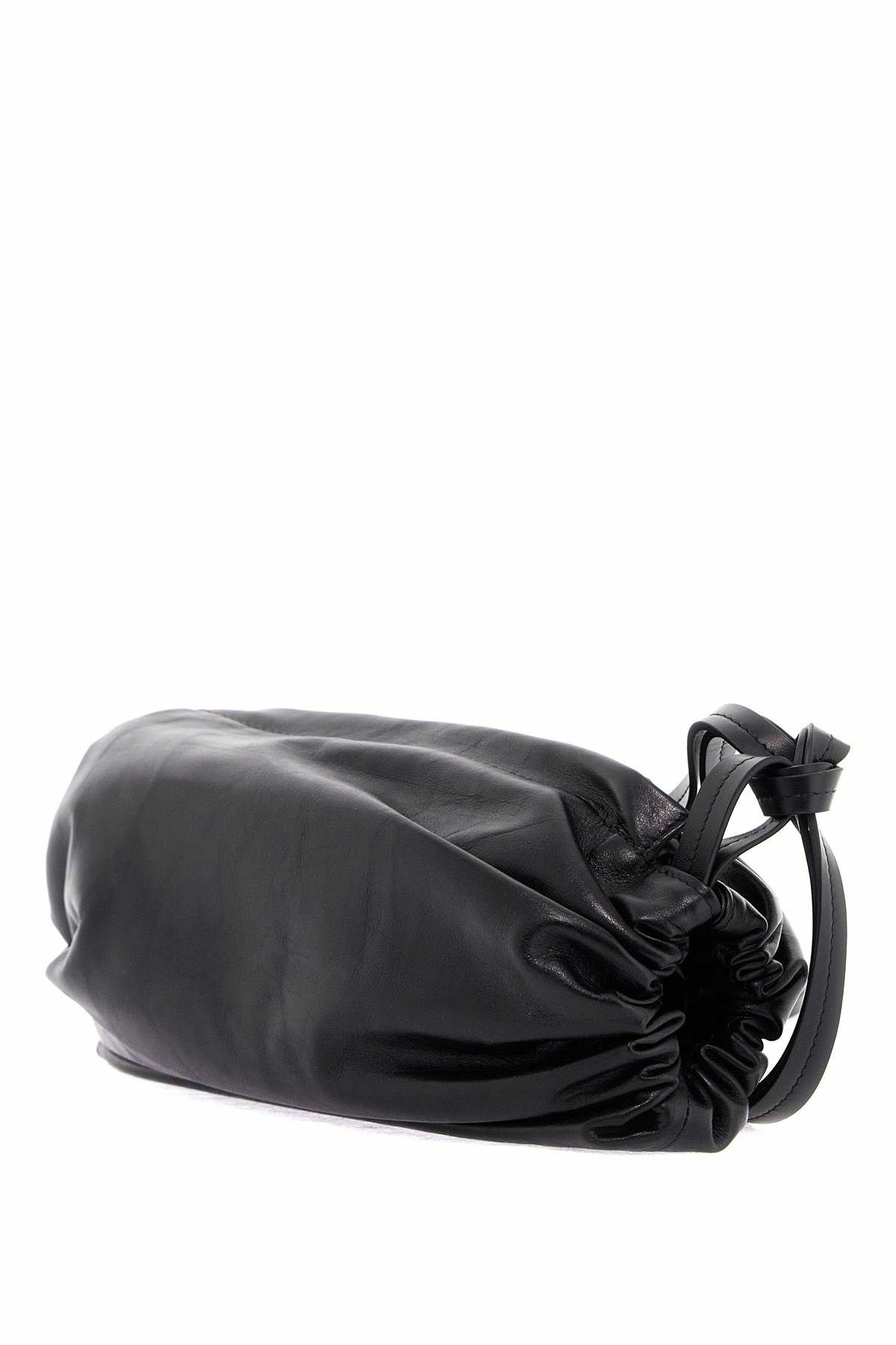 【関税&送料込】Jil Sander Black Leather Cushion Crossbody B JIL SANDER cushion crossbody bag Black Jil Sander