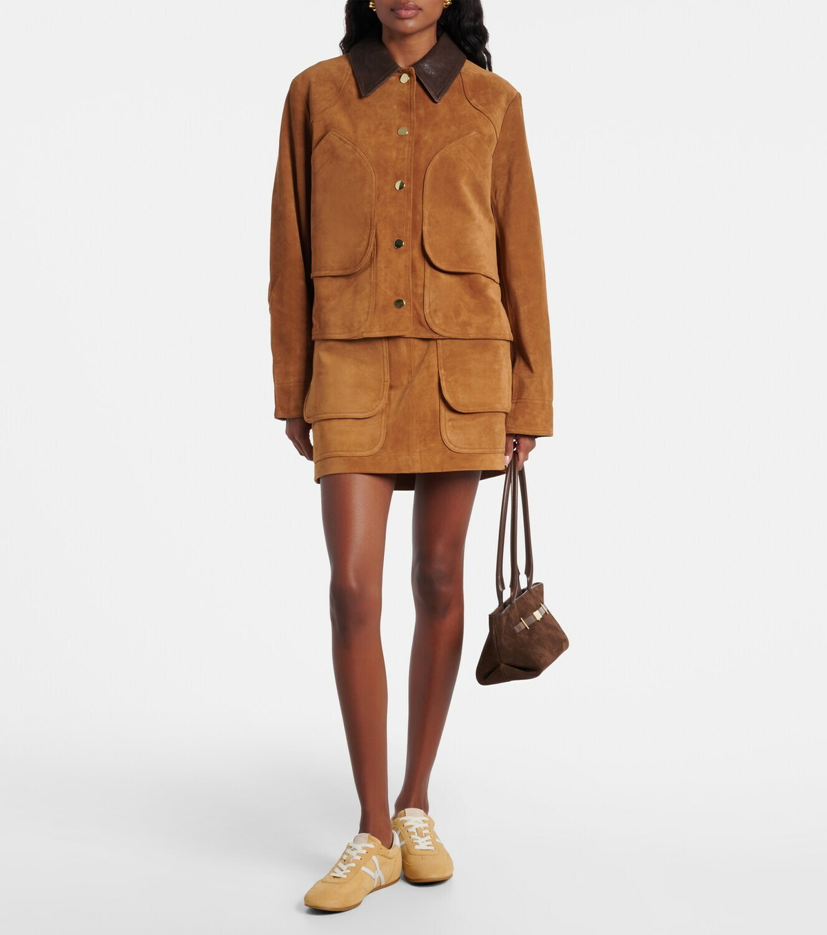Veronica Beard Riviera suede sneakers