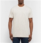 Tod's - Embroidered Cotton and Linen-Blend T-Shirt - Men - Ivory