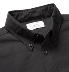 Mr P. - Button-Down Collar Cotton Oxford Shirt - Black