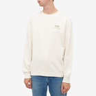 Edwin Men's Base Crew Sweat in Whisper White