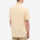 Beams Plus Men's Short Sleeve Popover Shirt in Yellow