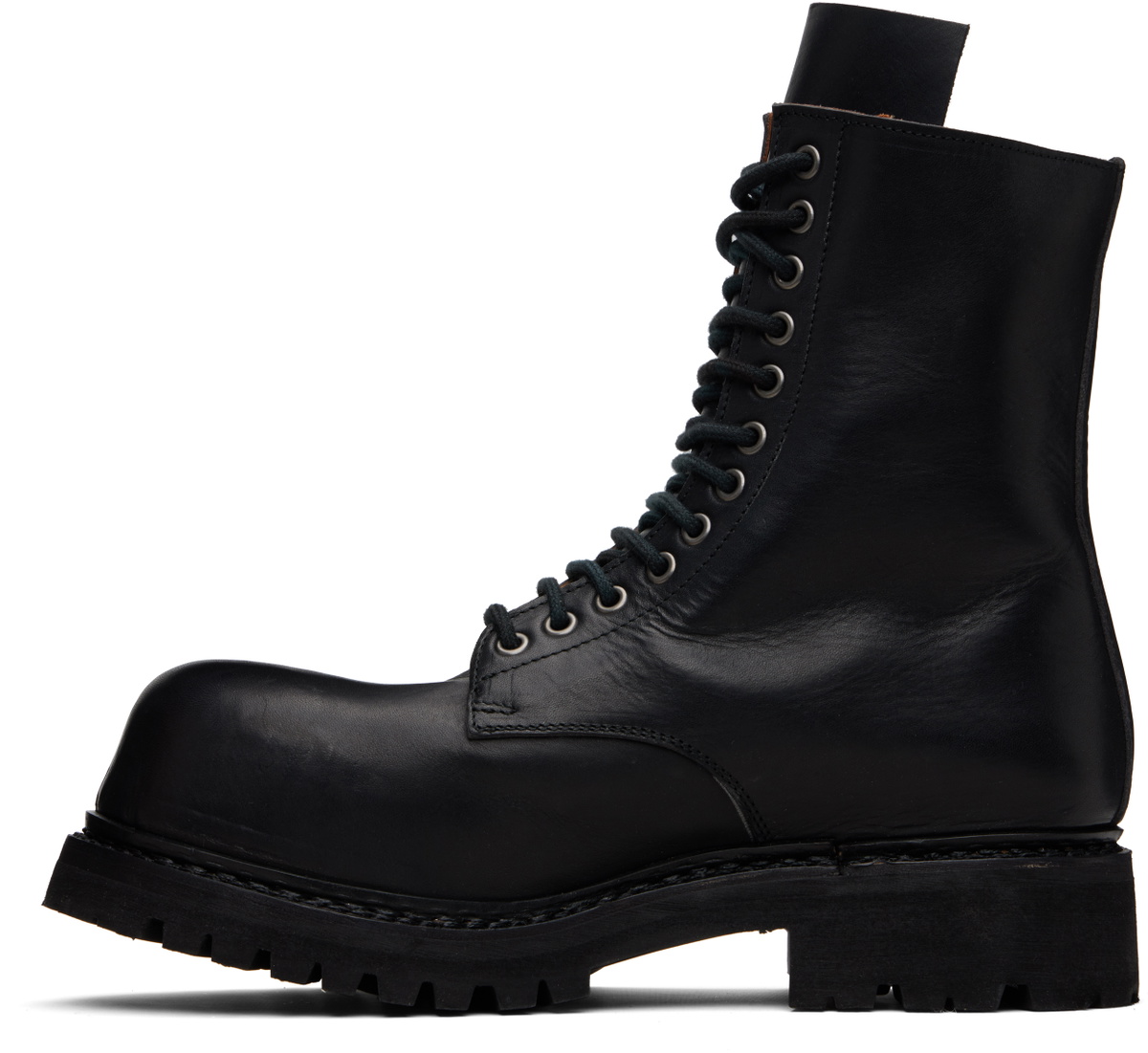 A DICIANNOVEVENTITRE Black Prisma Combat Boots