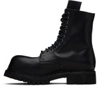 A DICIANNOVEVENTITRE Black Prisma Combat Boots