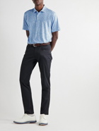 Peter Millar - Tillis Printed Tech-Jersey Golf Polo Shirt - Blue