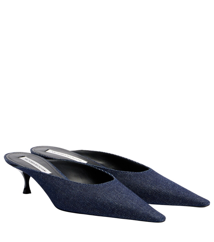 Photo: Victoria Beckham Sloan denim mules
