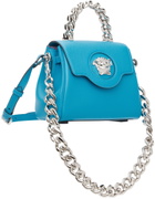 Versace Blue Small 'La Medusa' Bag