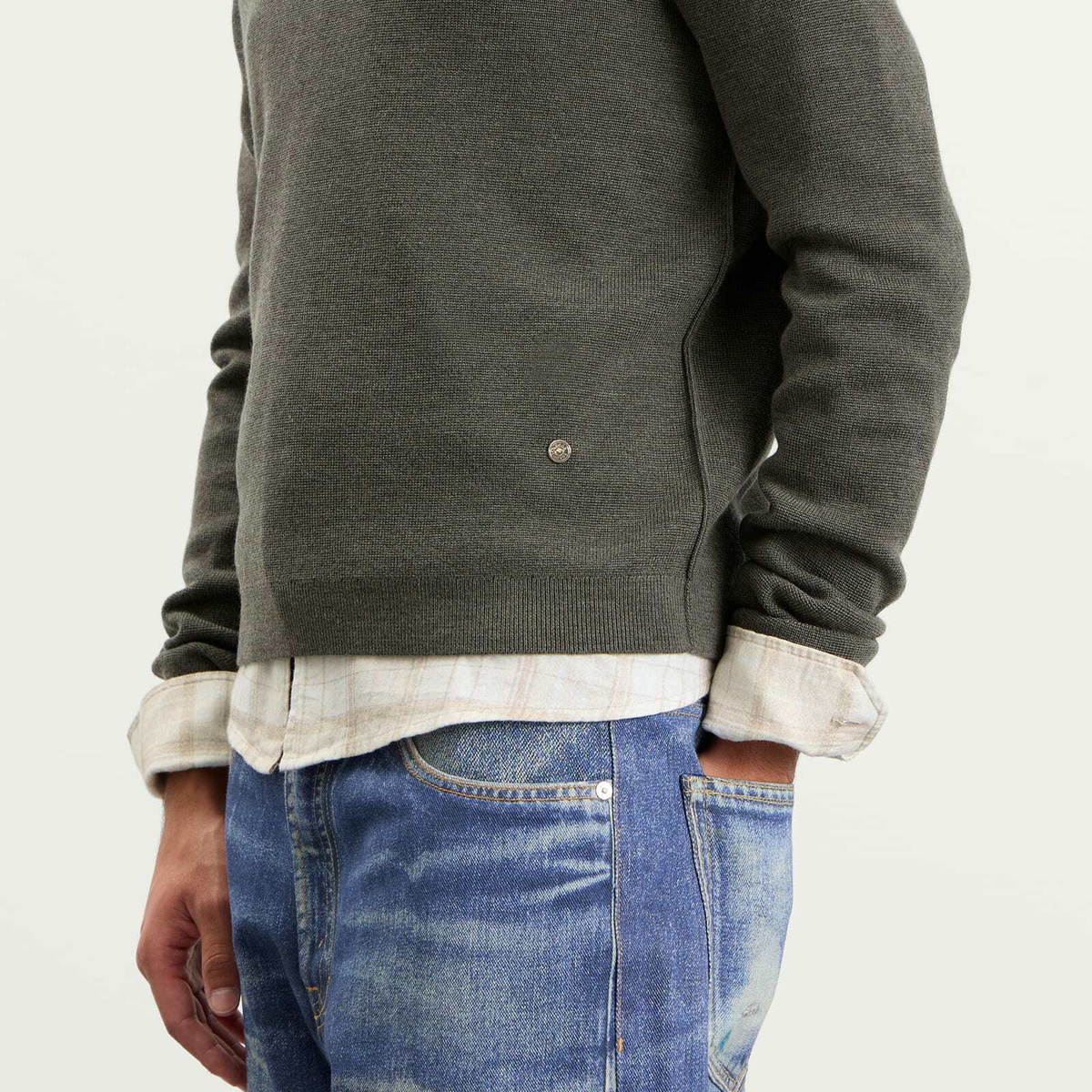 Acne Studios Men's Kodos Merinos Jumper in Cedar Green
