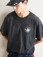 NAHMIAS - Youth Enrichment Program Printed Cotton-Jersey T-Shirt - Black