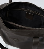Zegna Leather duffel bag