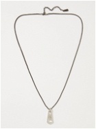 Paul Smith - Silver-Tone and Gunmetal-Tone Necklace