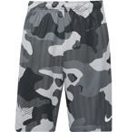 Nike Training - Camouflage-Print Dri-FIT Shorts - Gray