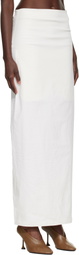ISSEY MIYAKE Off-White Allow Maxi Skirt