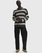 Closed Crewneck Jumper Blue/Beige Pullovers