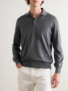 Brunello Cucinelli - Cotton Polo Shirt - Gray